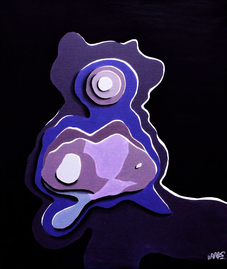 8.Holding my dog in my arms Oil on Canvas ( 50 x 60 cm ).jpg