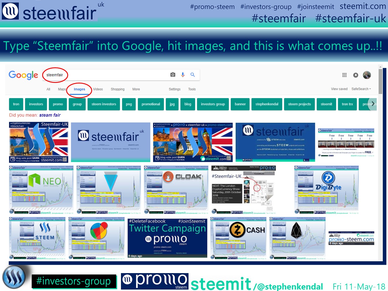 Steemfair on Google