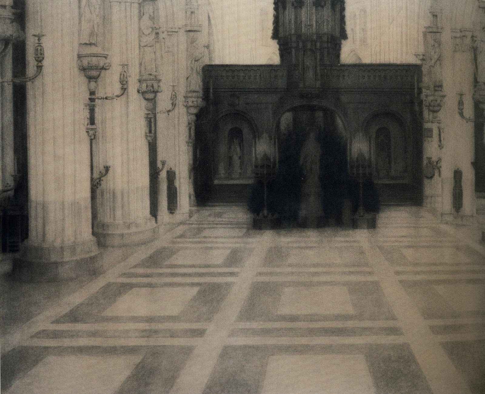 FernandKhnopff+InBruges-AChurch-NotreDame+1904+MuseeCommunaux-Verviers-Belgium.jpg