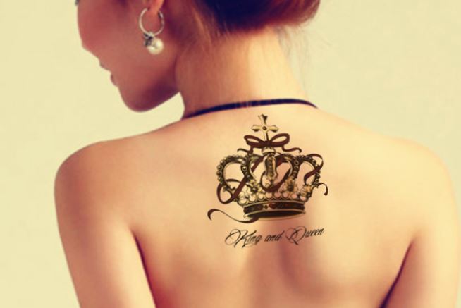 72 Graceful Crown Tattoos On Chest  Tattoo Designs  TattoosBagcom