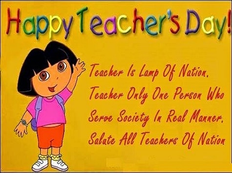 Happy Teachers Day Chart