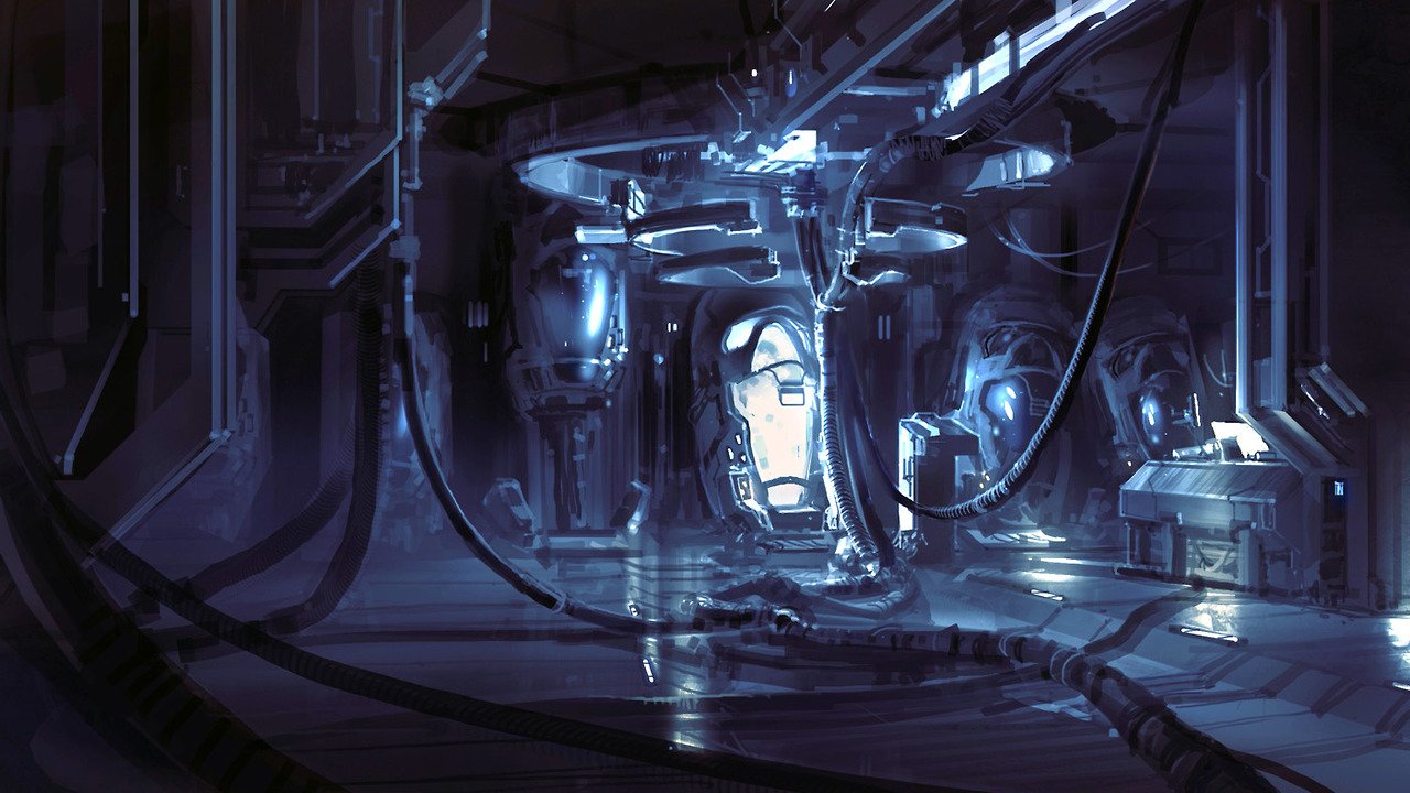Sci Fi капсула жизнеобеспечения