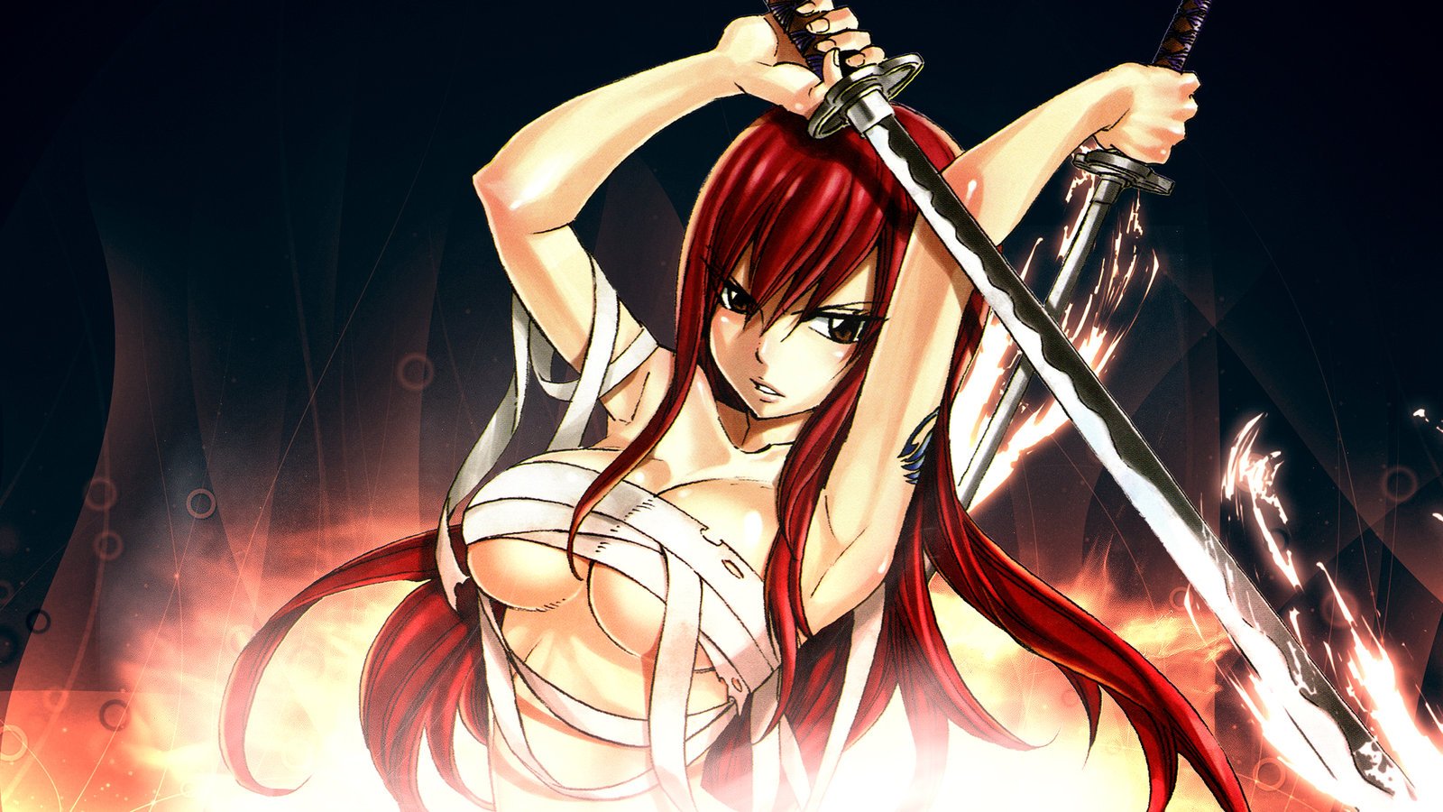 Art# 5 Anime Character Drawing Challenge Entry-2 Fairy Tail - Erza Scarlet.