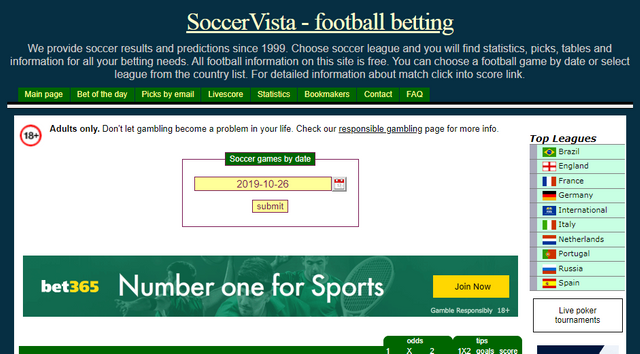 Soccervista soccer predictions betting laying horses on betting exchanges for americans