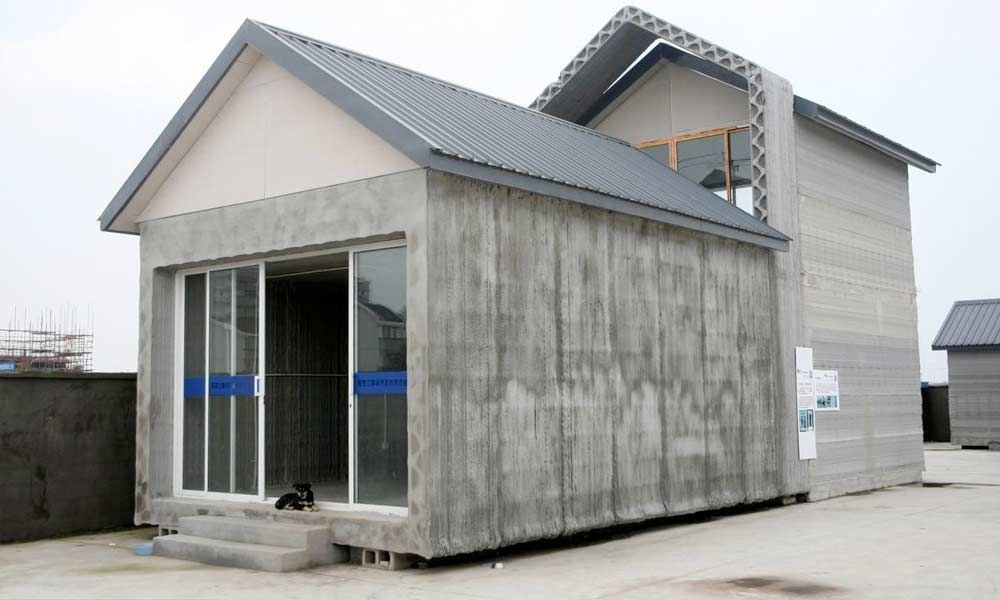 Построить дом принтером. 3d-принтер Winsun. Winsun 3d Printed House. Дом на 3д принтере. 3d печать в строительстве.