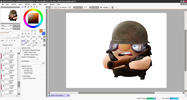 Mini rambo - Personaje adaptado de una película animada — Steemit