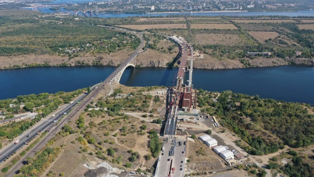 Мост через днепр в запорожье