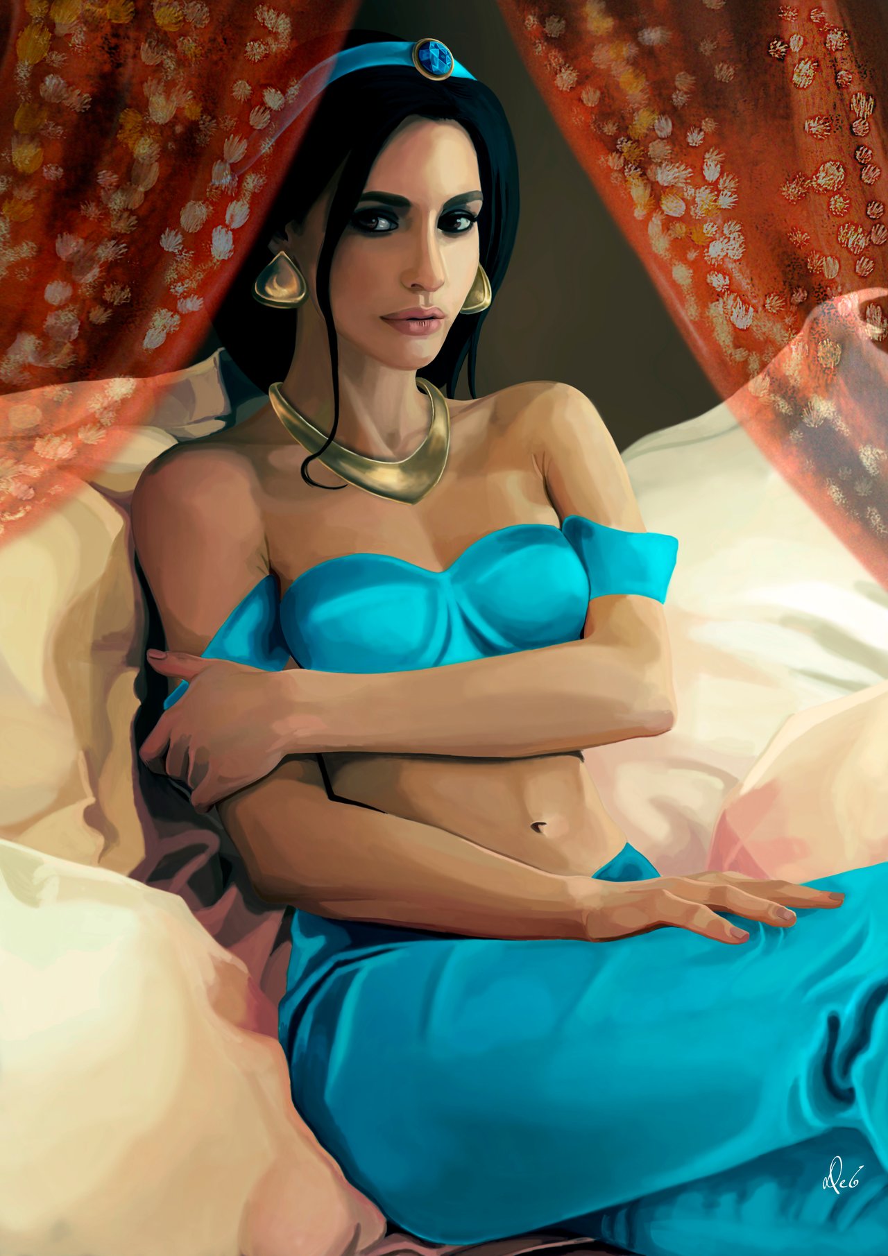 Disney fan art Jasmine.