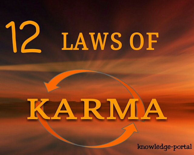 The 12 Laws of Karma — Steemit