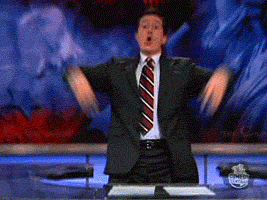 StephenColbertIsExcited.gif
