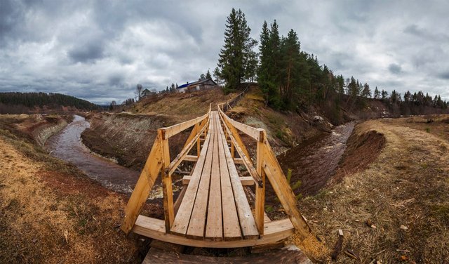Полдарса. Река Полдарса. Деревня Полдарса Вологодская область.