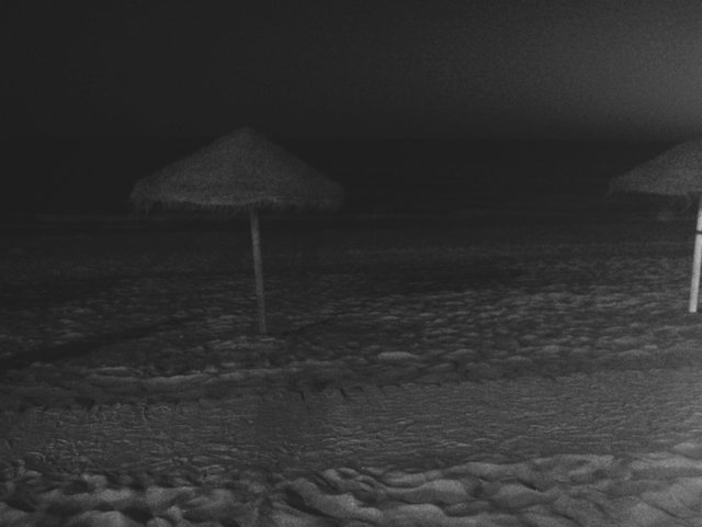 Beach Photography B&W, Far at Night, Beach Abandoned June 6th 2017.jpg