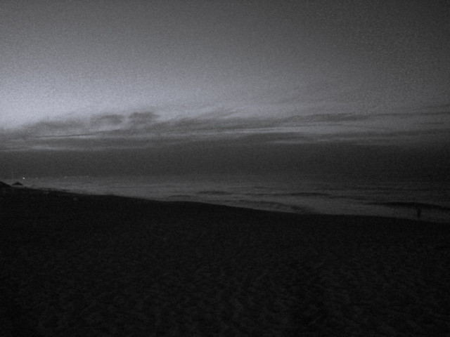 Beach Photography, B&W Beach Capture After Sun Down June 12th 2017.jpg
