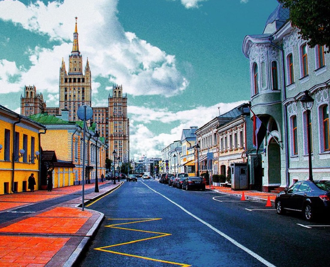 Городские улицы москвы