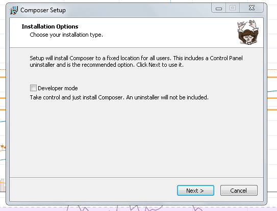 Composer install require