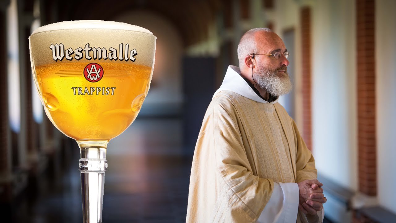 Пивной монах. Westmalle пиво. Пивоварня Вестмалле. Westmalle Trappist лого. Аббатский Пивовар монах.