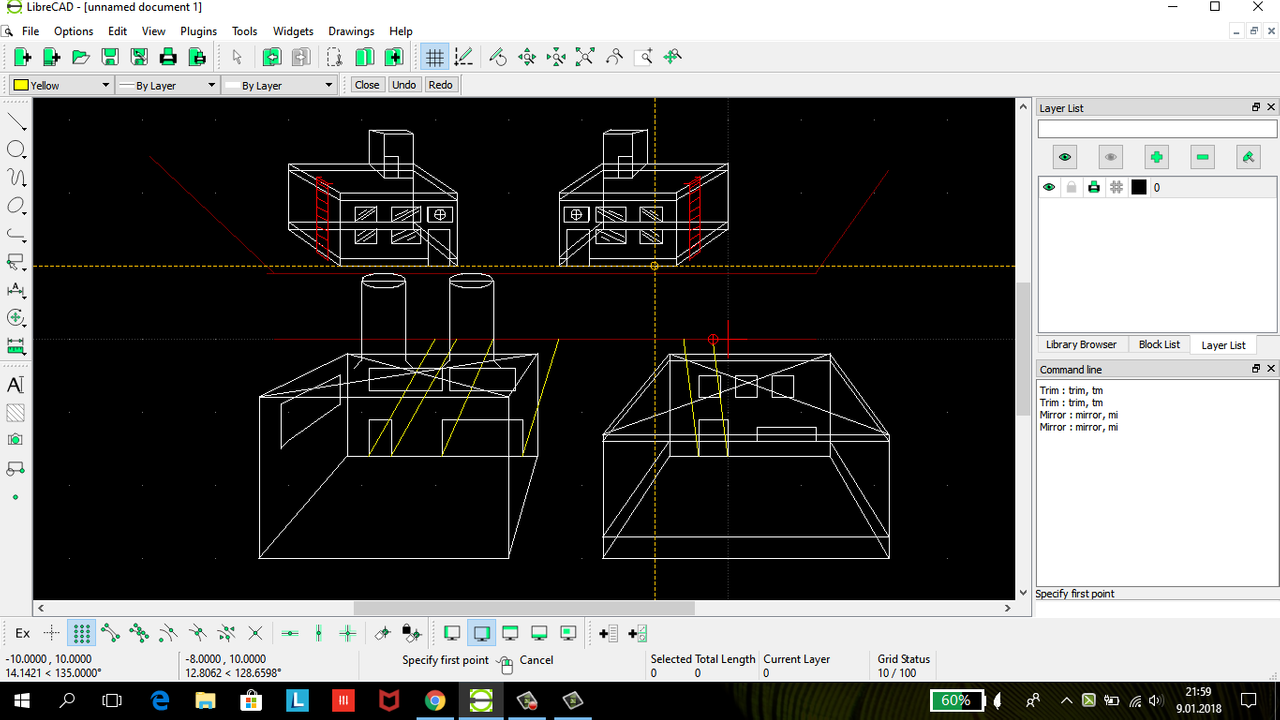 Librecad электрические схемы