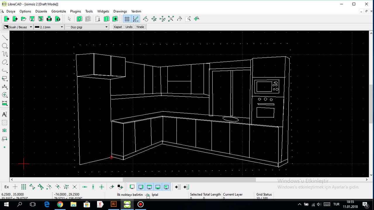 Librecad электрические схемы