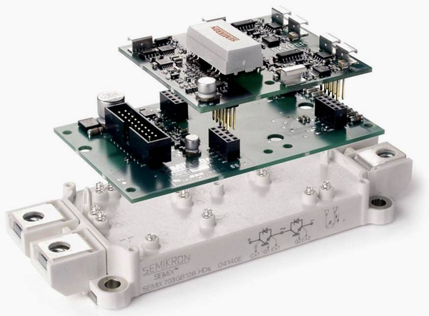 Module model. IGBT силовой модуль semix453gb12e4p. Управление IGBT модулем. Драйвер IGBT модуля. Плата IGBT модуля Электон.