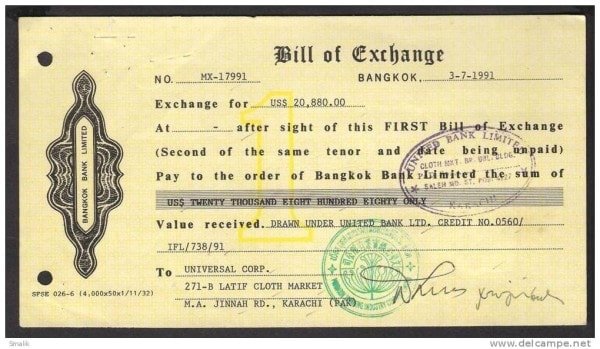 Bill of Exchange. Bill of Exchange образец. A Draft a Bill of Exchange. Bill of Exchange example.