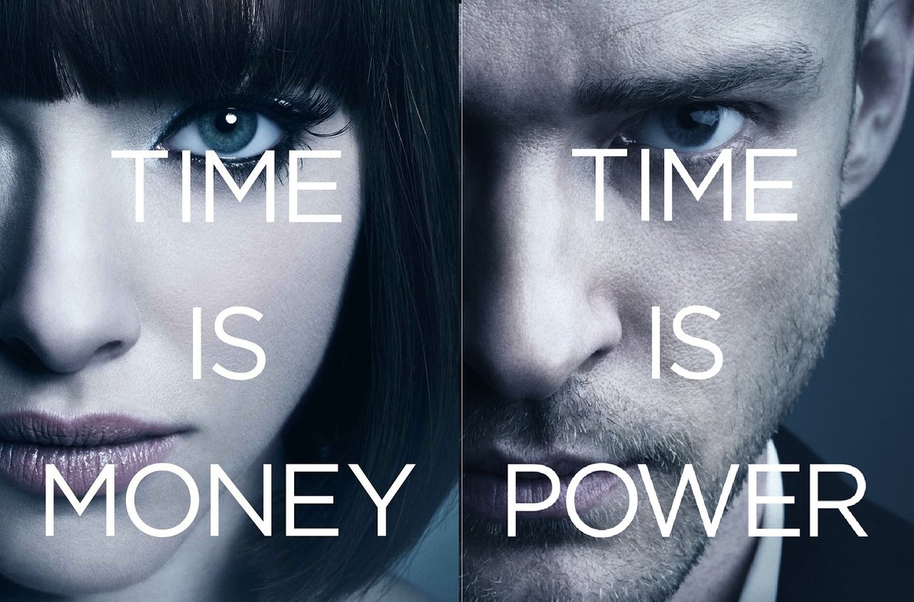 Начну время. In time фильм. In time Постер. Время in time 2011. Тимберлейк время Постер.