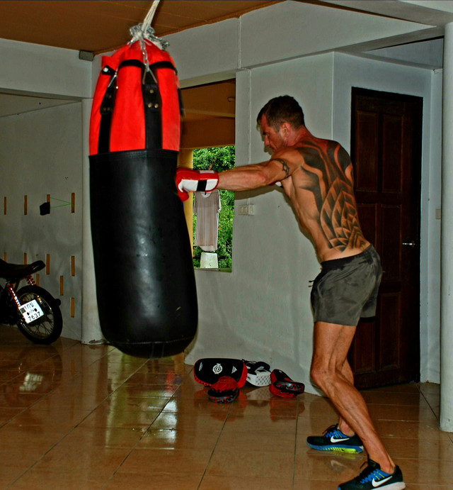 Boksing 🥊 on the heavyweight bag — Steemit
