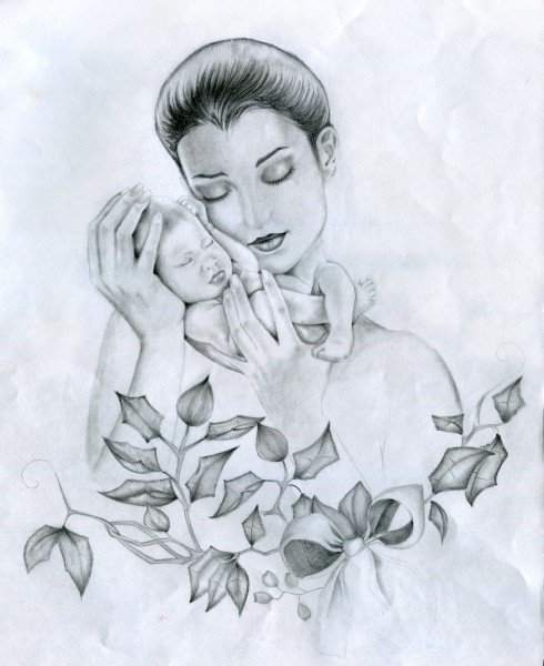 Рисунок карандашом добрый