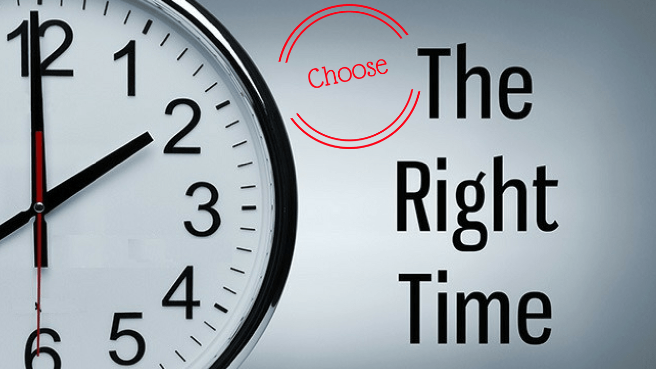 Time is right. The right time. At the right time. Choose the right time. Right время.