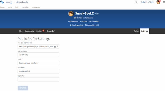 steemit profile update.PNG