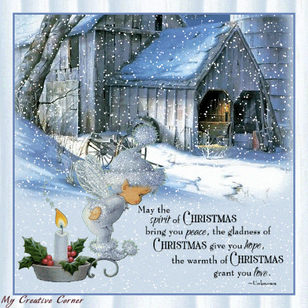graphics-christmas-candles-011941.gif (400 × 450) Guirlande noel, Gif joyeux noë