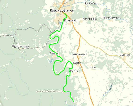 Карта натальинска свердловской области