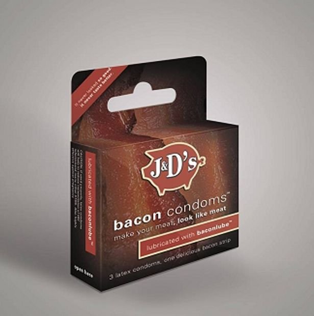 Bacon condoms have bacon-flavoured lubricant on them.