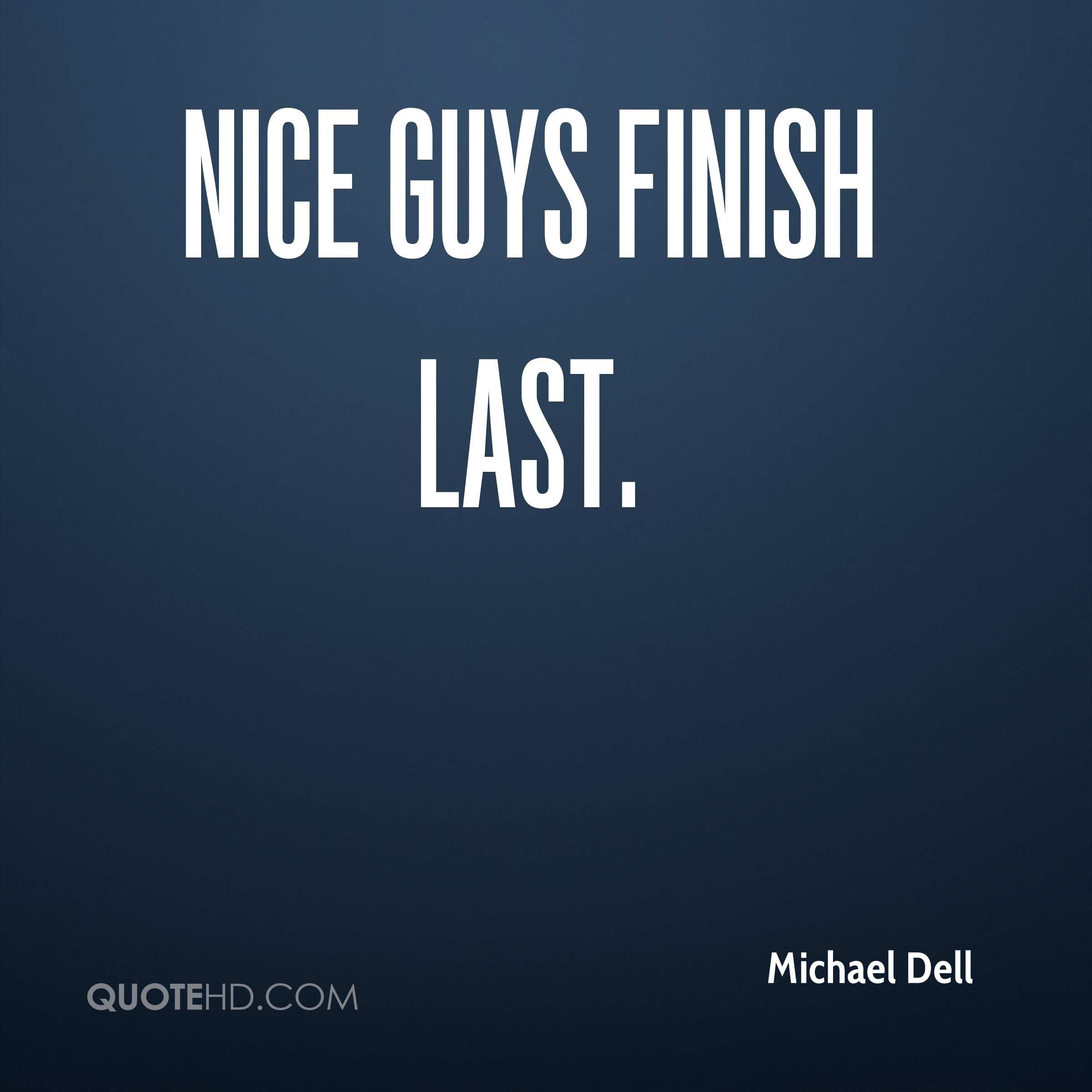 Last guys finish last