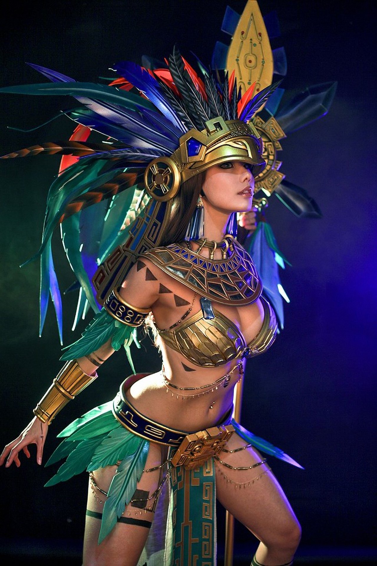 Cosplay: Civilization Online - Aztec Princess Mia. 