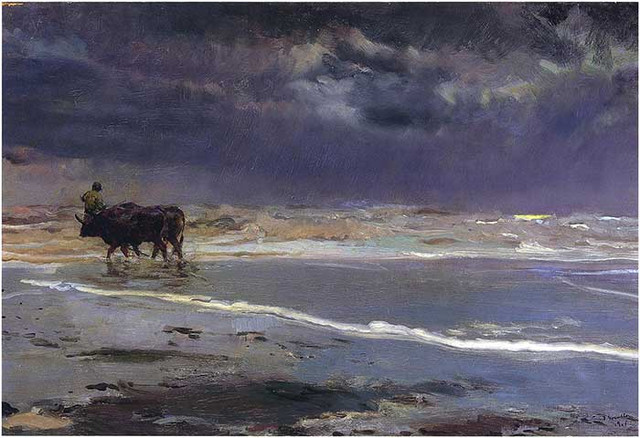 Joaquin Sorolla, Gray Day On Valencia Beach, 1901.jpg