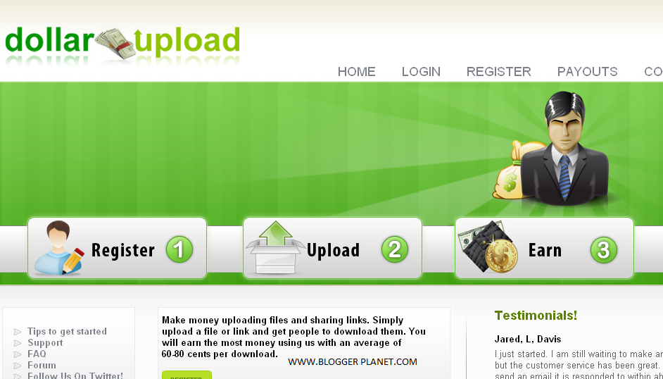 Simply your links. Use your money to make money. File uploader make money pay script.