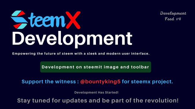 SteemX Development Update -- A Modern UI of Steemit -- Toolbar & Image ...