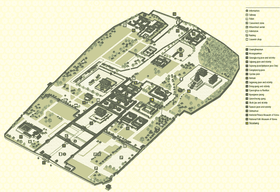 map of the palace