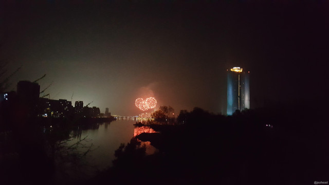 Celebratory fireworks on 15 April, The day of the Sun.jpg