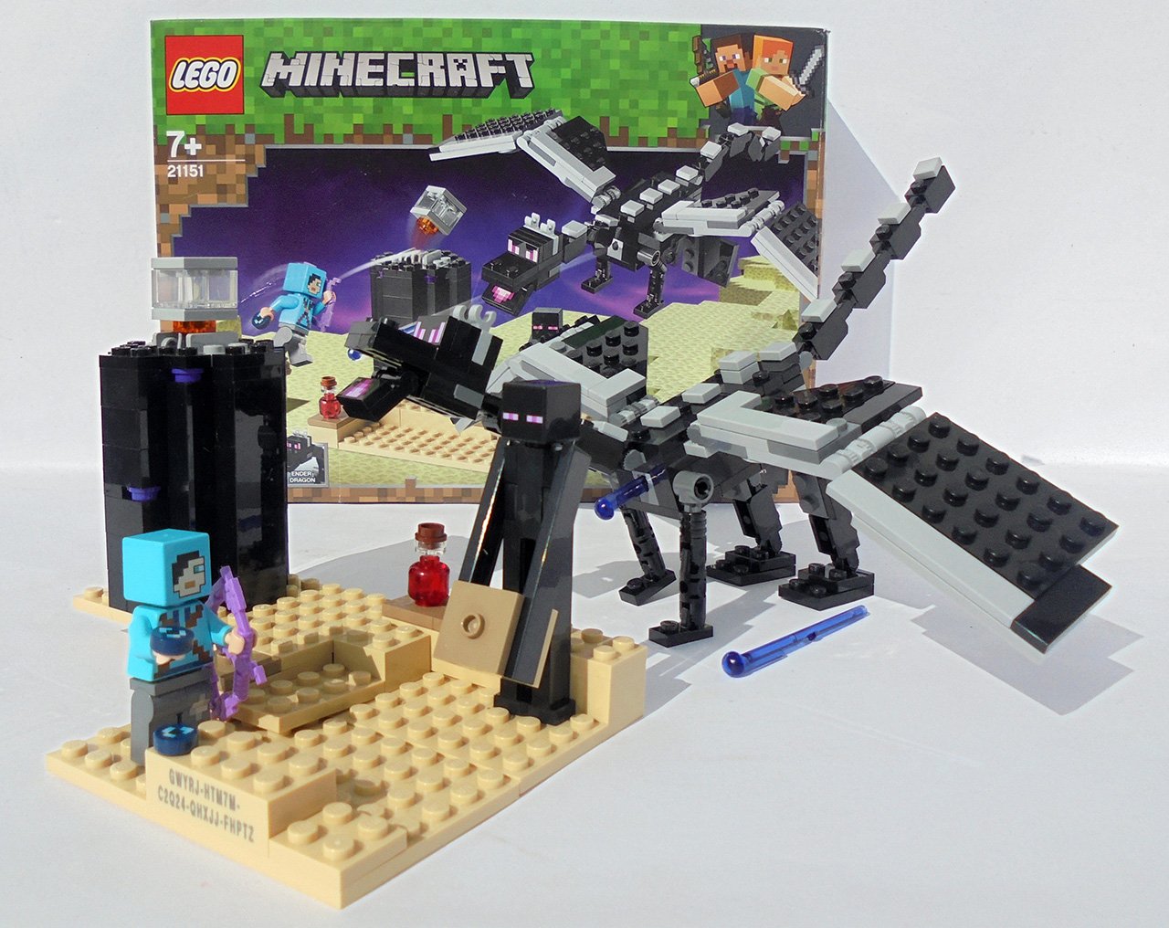 Битва конструкторов. Minecraft 21151 последняя битва. Лего 21151. Лего ЭНДЕР мир. LEGO Minecraft 21151.