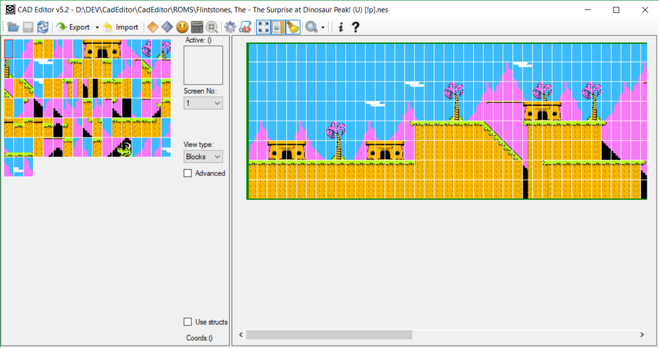 Block editor. CAD Editor v2.0.