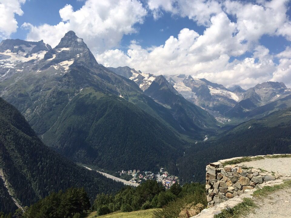 Домбай в начале мая фото