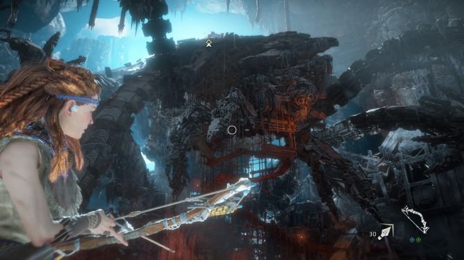Horizon модификации. Horizon Zero Dawn Титан. Horizon Zero Dawn Железный без. Horizon Zero Dawn Титан гор. Железный бес Horizon Zero Dawn сражение.