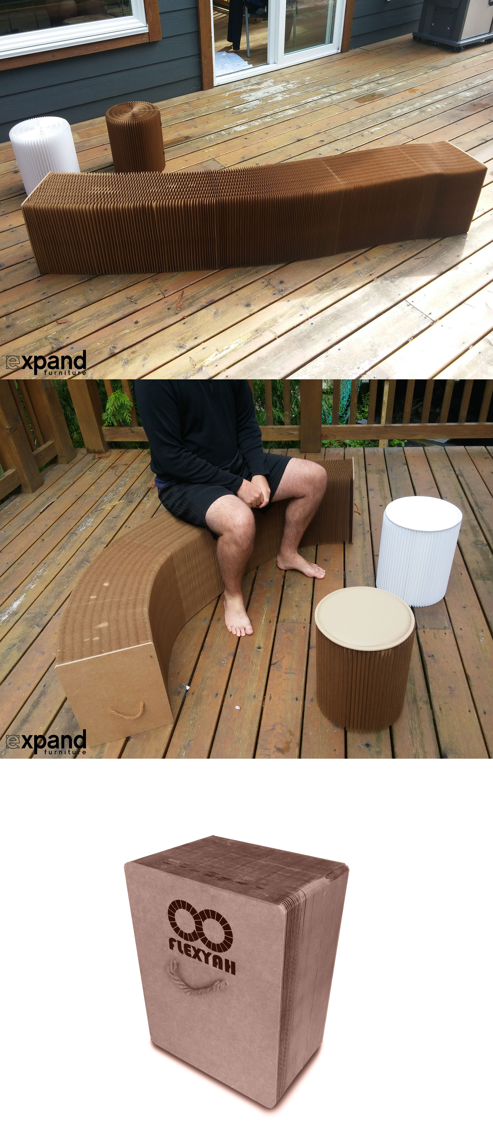 FlexYah Bench and Stools - Thumbnail 4