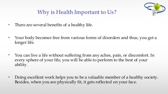 Why is important to you. Why is it important to be healthy ответ на вопрос.