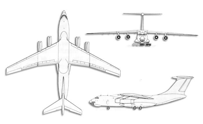 Ил 76 рисунок карандашом