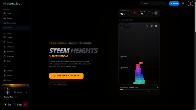 Steem Heights - The Ultimate Scaling Challenge by SteemPro - Google Chrome 8_25_2026 8_30_23 AM.png
