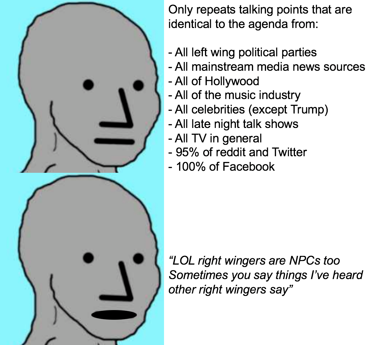 Call talk to me. NPC Мем. НПС Мем. NPC Wojak. NPC Wojak Angry.
