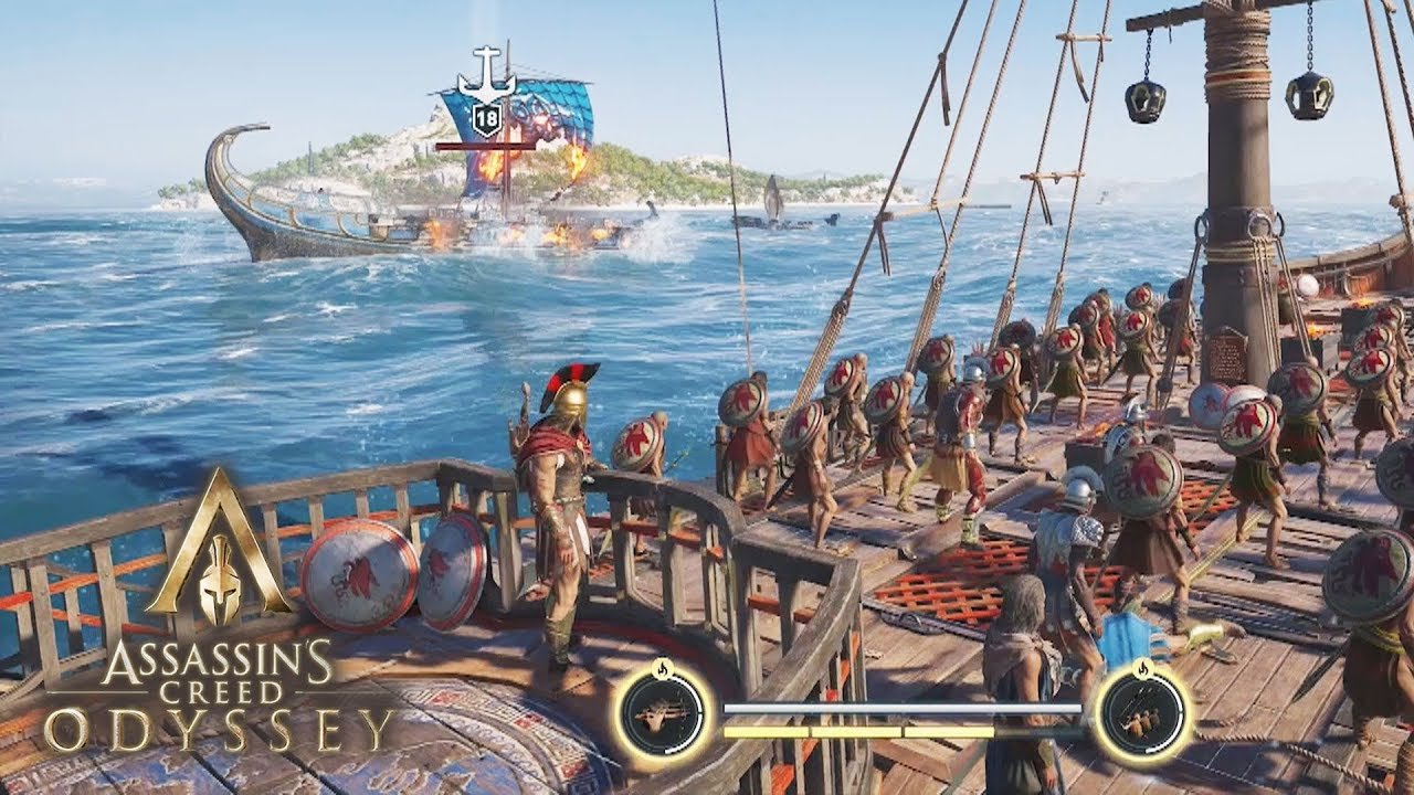 Assassin odyssey прохождение. Пентеконторы Спарты Assassins Creed Odyssey. Assassins Creed Odyssey корабли афинян. Афинские пентеконторы Assassins Creed Odyssey. Assassin's Creed Odyssey спартанские корабли.