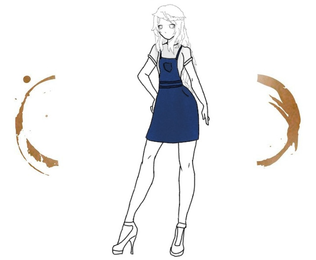 Digital Drawing: A model (or just a girl with style) — Steemit